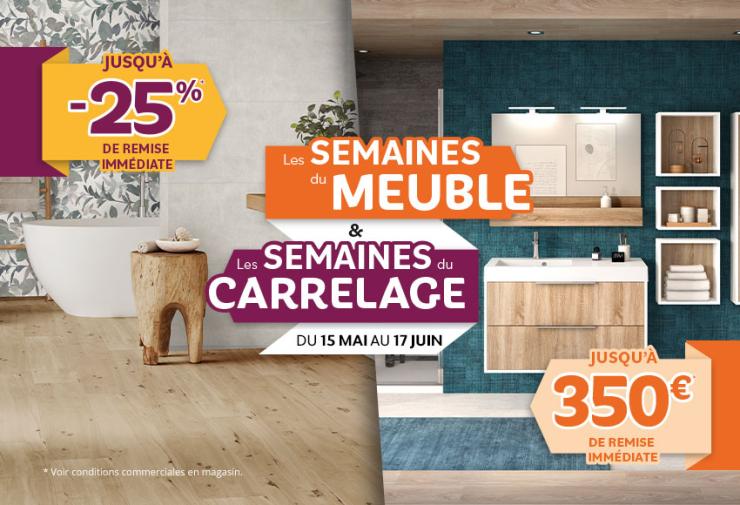 Ne manquez pas Les Semaines du Meuble et du Carrelage | Maillard
